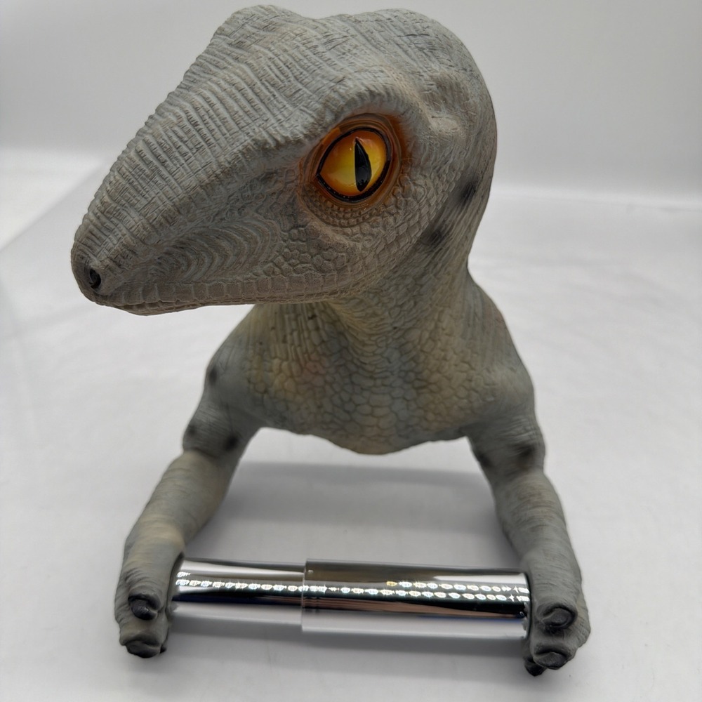 Dinosaur Wall Mounted Toilet Paper Holder - Picture 7 of 9